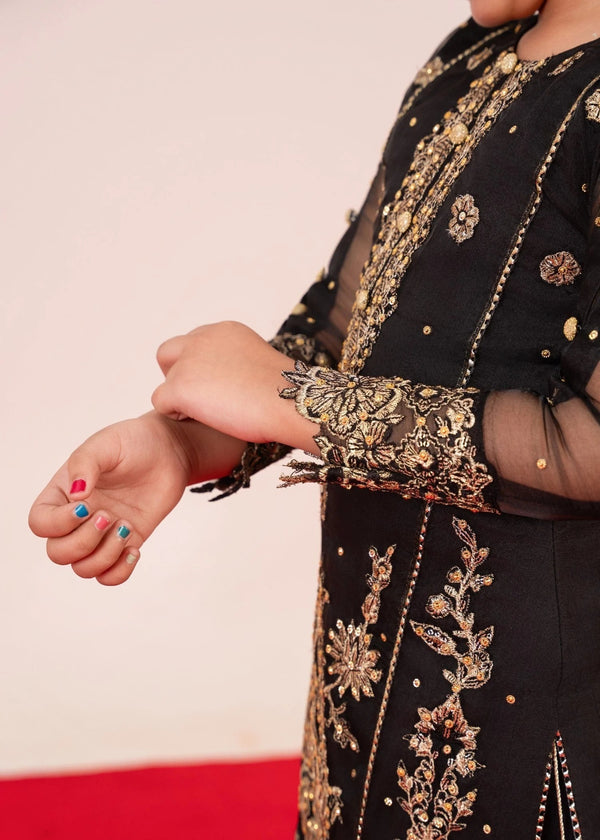 Black Gharara set ALT405
