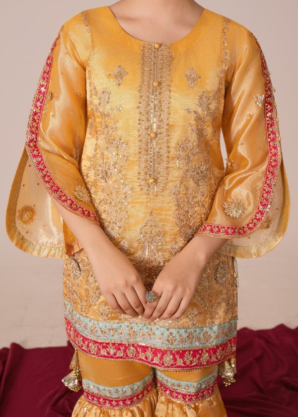 Mustard Gharara set 406