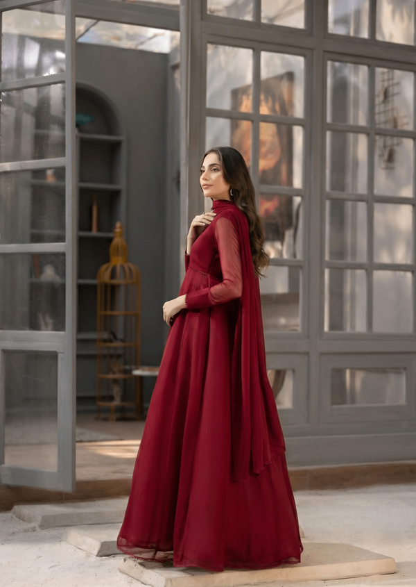 Maroon maxi ALM111