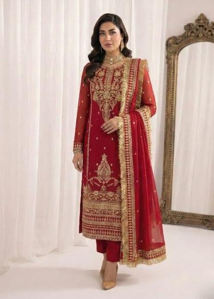 HOT PINK RED SUIT ALN30