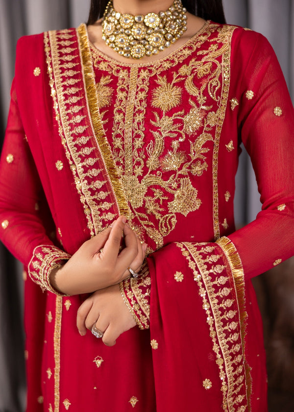 HOT PINK RED SUIT ALN30